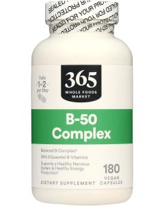 365 by Whole Foods Market, Supplements - Vitamins, B-50 Complex, 180 Count"