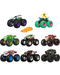 Hot Wheels Monster Trucks, 1:64 Scale Toy Truck & 1 Crushable Car (Styles May Vary)"