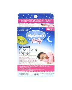 Hyland's Naturals Baby Nighttime Oral Pain Relief, 125 tablets"