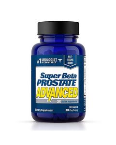 Super Beta Prostate Advanced Prostate Supplement for Men – Reduce Bathroom Trips, Promote Sleep, Support Urinary Health & Bladder Emptying. Beta Sitosterol not Saw Palmetto. (60 Caplets, 1-B"