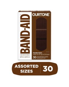 Band-Aid Brand OurTone Adhesive Bandages, BR65, 30 Ct"