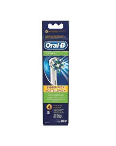 Oral B CrossAction Replacement Brush Heads, 4 Count"