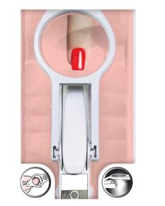 About Beauty Made in Japan Nail Clipper with 3X Magnifier LED Light Japanese