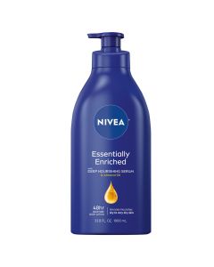 NIVEA Essentially Enriched Body Lotion for Dry Skin, 33.8 Fl Oz Pump Bottle"