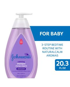 Johnson's Calming Bath Shampoo for Baby and Toddler with NaturalCalm Scent, 20.3 oz"