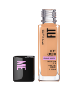 Maybelline Fit Me Dewy and Smooth Liquid Foundation, SPF 18, 310 Sun Beige, 1 fl oz"