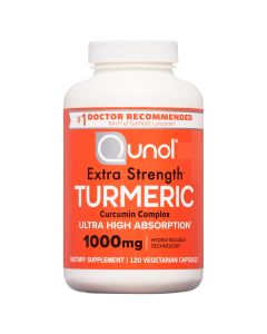 Qunol Turmeric Capsules, 1000mg, Ultra High Absorption, Joint Support Herbal Supplement, 120 Count"