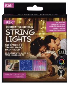 Itek Decorative Curtain String Lights