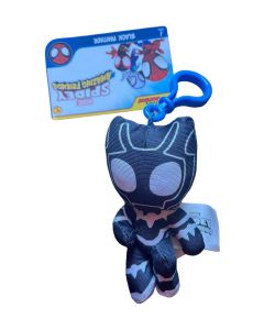 Marvel Spidey and his Amazin Friends Stuffed Keychain, Black Panther"