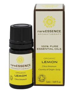 RareEssence - Aromatherapy - Essential Oil - Lemon { Organic } - 5ml