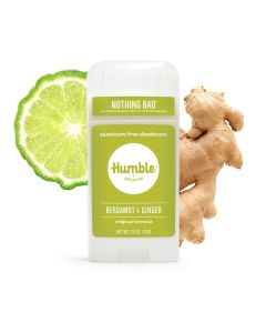 Humble Brands Original Formula Aluminum Free Deodorant Bergamot & Ginger, 2.5oz"