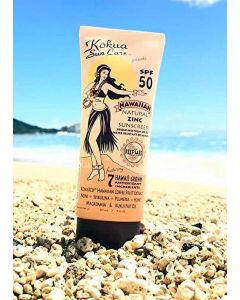 Kokua Sun Care SPF 50/80 Min Water Resistance Reef Safe Natural Zinc Sunscreen