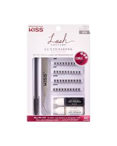 KISS Lash Couture Luxtension, False Eyelashes, Lash Extension Kit, 12 mm, 40 Wisps"