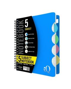 iScholar 5 Subject Wirebound Notebook 59906