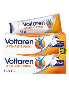 New Easy Open Cap - Voltaren Arthritis Pain Gel for Powerful Topical Arthritis Pain Relief - 100 G x 2