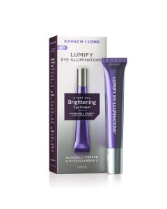 LUMIFY Eye Illuminations Hydra-Gel Under Eye Cream, with Hyaluronic Acid & Vitamin C, 0.5 OZ"