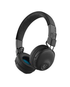 JLab Studio Bluetooth Wireless On-Ear Headphones | 30+ Hour Bluetooth 5 Playtime | EQ3 Sound | Ultra-Plush Faux Leather & Cloud Foam Cushions | Track and Volume Controls | Black