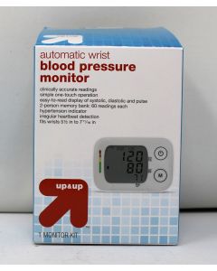 Up & Up At-Home Reading One Touch Automatic Wrist Blood Pressure Monitor A208