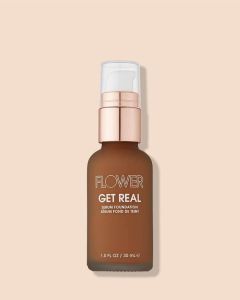 FLOWER BEAUTY Get Real Serum Foundation- Deep Golden