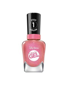 Sally Hansen Miracle Gel Nail Color, Eternally Grapefruit, 0.5 fl oz, At Home Gel Nail Polish, Gel Nail Polish, No UV Lamp Needed, Long Lasting, Chip Resistant"