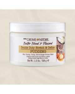 Creme of Nature Butter Blend & Flaxseed Stretch & Define Styling Cream Pudding 11.5 oz