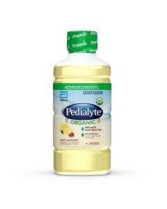 Pedialyte Organic Electrolyte Solution, Hydration Drink, 1 Liter, Crisp Lemon Berry"