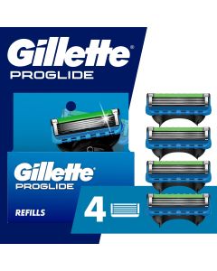 Gillette ProGlide Mens Razor Blades, 4 Blade Refills"