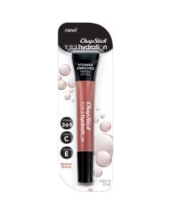 ChapStick Total Hydration Vitamin Enriched Blushed Bronze Tinted Lip Oil Tube - 0.24 oz