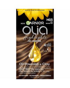 Garnier Olia At Home Permanent Hair Color Tool Kit, Unisex, H03 Brunette"