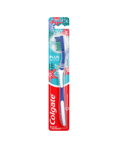 Colgate Cleaning Tip Plus Adult Toothbrush Medium, 1.0 CT"