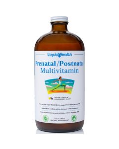 LIQUIDHEALTH Liquid Prenatal and Postnatal Vitamins for Women Vegan Folate Supplement, 32 Fl. Oz"