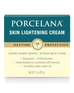 Porcelana Skin Lightening Day Cream and Fade Dark Spots Treatment, 3 oz"