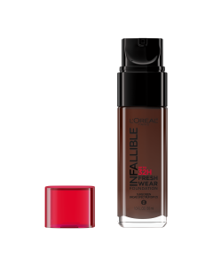 L'Oreal Paris Infallible Fresh Wear 24 Hr Liquid Foundation Makeup, 540 Mahogany, 1 fl oz"