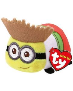 TY Beanie Boos Teeny Tys 4'' DAVE Minion Tourist Plush from Despicable Me 3