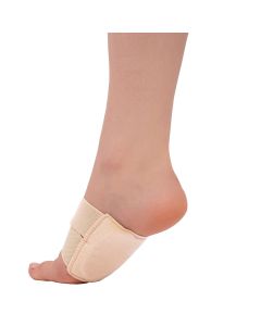 Copper Fit® Unisex Arch Relief Plus with Built-in Orthotic Support, Copper Infused, Beige, FSA HSA Eligible"