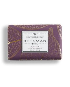 Beekman 1802 Fig Leaf Goat Milk Bar Soap Enriched with Lavender Oil 255g/9oz