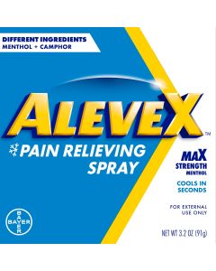 AleveX Pain Relieving Spray, Topical Pain Reliever, 3.2oz"