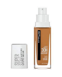 Maybelline Super Stay Liquid Foundation Makeup, Full Coverage, 340 Cappuccino, 1 fl oz"