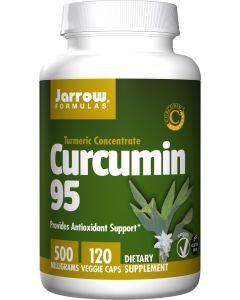 Jarrow Formulas Curcumin 95 500 mg - 120 Veggie Caps - Turmeric Extract to Provide Antioxidant Support - Up to 120 Servings