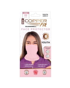 Copper Fit Youth Pink Face Protector 1 pk - Case Of: 1;