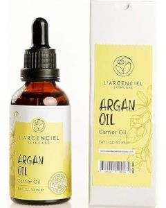 L'ARCENCIEL SKINCARE Argan Oil (1.6 Fl .oz) 100% Pure and Natural, Cold Pressed, Hair, Skin and Nails