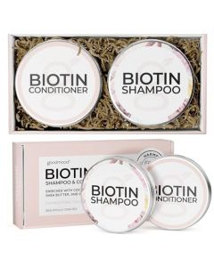 GoodMood Biotin Shampoo and Conditioner Bars, Solid Shampoo Bar Shampoo and Conditioner for Hair, Shampoo and Conditioner Bar, Shampoo Bars and Condit