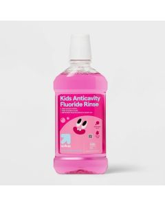 Anticavity Kids' Fluoride Rinse Mouthwash Bubble Gum Flavor - 16.9 Fl Oz - up & up™