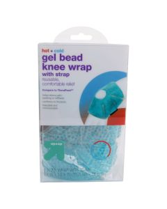 14"x10.25" Hot + Cold Gel Bead Knee Wrap with Strap - up & up™