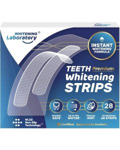 Whitening Laboratory Teeth, Premium Whitening Strips – 14 Sessions – 28 Strips