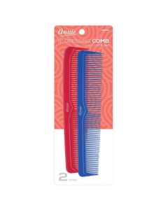 Annie International Dressing Hair Combs - Red and Blue - 2 Each