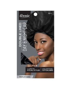 Annie International Deluxe Jumbo Day and Night Black Cap