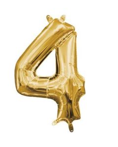 Anagram Air Balloon Number "4", Gold | CVS