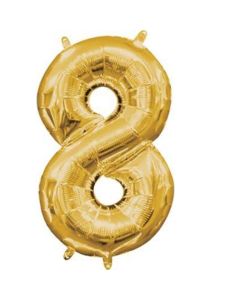 Anagram Air Balloon Number "8", Gold | CVS