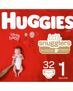 Huggies Little Snugglers Baby Diapers, Size 1, 32 Ct | CVS